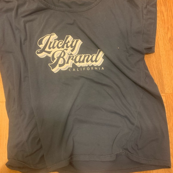 Blue Lucky Brand Tee - Picture 2 of 2